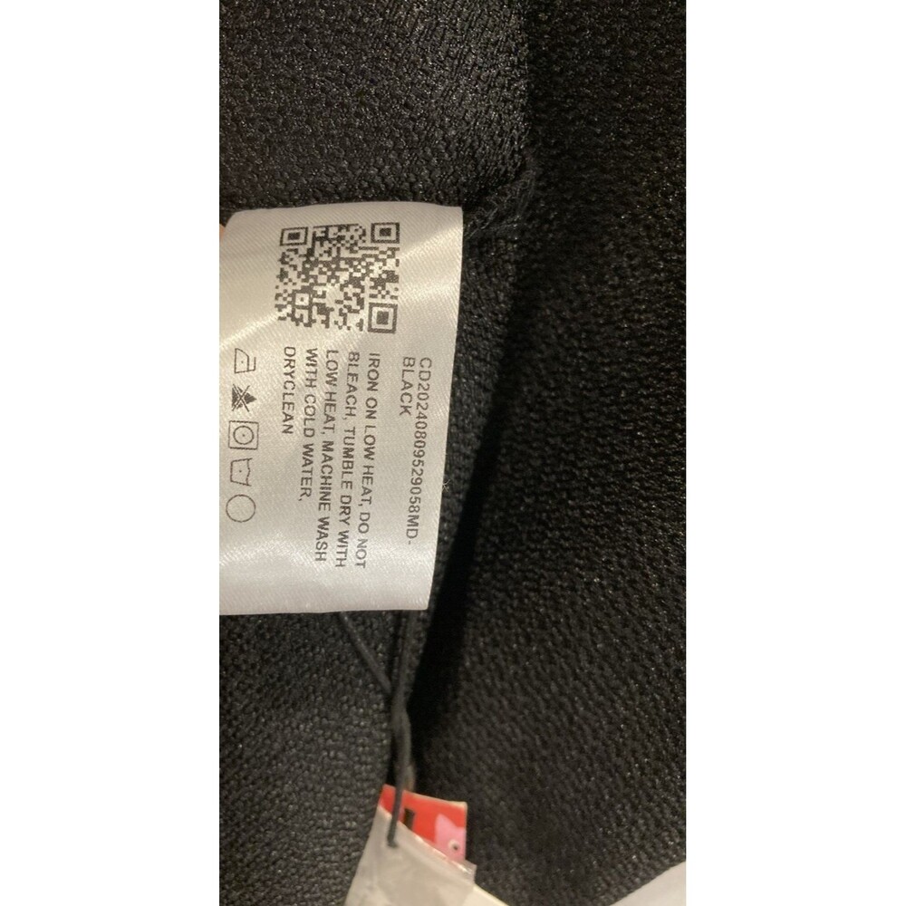 Cider Tweed White Collar Black Dress Buttons Ruffle Hem Midi Sz XL Fit And Flare - Picture 7 of 15